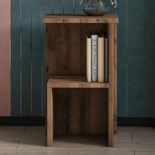 Roisin Wooden Brown Bedside Table 29.6x29.6x50cm Roisin Wooden Brown Bedside Table 29.6x29.6x50cm