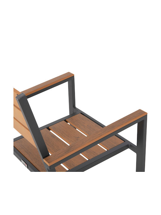 Saga 7-Teile Garten- und Outdoor-Möbelset Für Garten & große Räume Grau