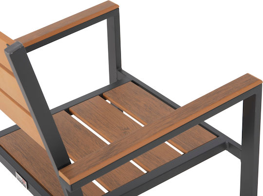 Saga 7-Teile Garten- und Outdoor-Möbelset Für Garten & große Räume Grau