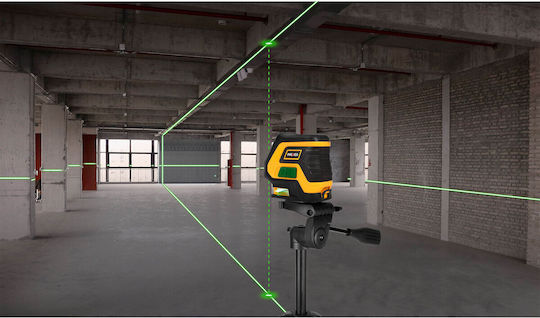 Prexiso P2LC15DG Self-Leveling Linear Laser Level Green Beam 3.7V with Working Range 25m
