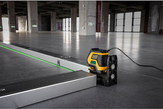 Prexiso P2LC15DG Self-Leveling Linear Laser Level Green Beam 3.7V with Working Range 25m
