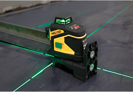 Prexiso PLC3-360G Self-Leveling Line Laser Level Green Beam 3.7V with 25m Working Range