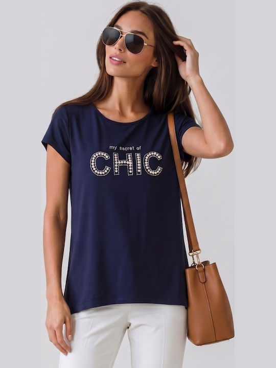Women's Crop T-shirt Blue