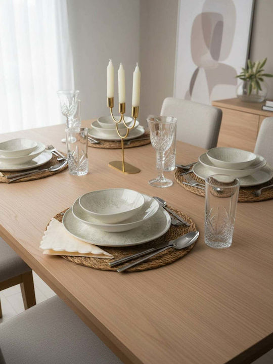 SteweHome Multicolour Porcelain Dinnerware Set 4pcs