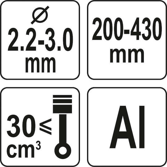 Yato Cap Manual Din Aluminiu Cu Șurub De Fixare M10 Pentru Tăietoare De Iarbă