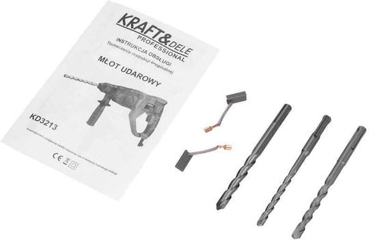 Kraft & Dele Percuție Demolator Electrică 2600W cu Suport SDS Plus KD3212