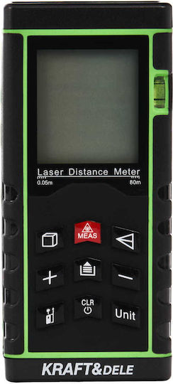 Kraft & Dele Μέτρο Laser KD10407 με Δυνατότητα Μέτρησης 80m