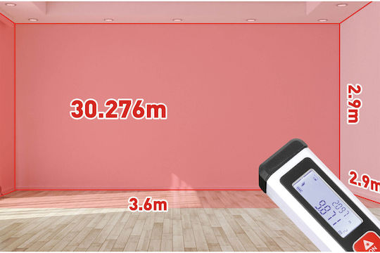 Prexiso Μέτρο Laser P35LI με Εύρος Μέτρησης 0.3m-35m