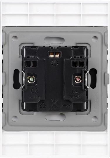 Luxion Dublă Priză Electrică Albă