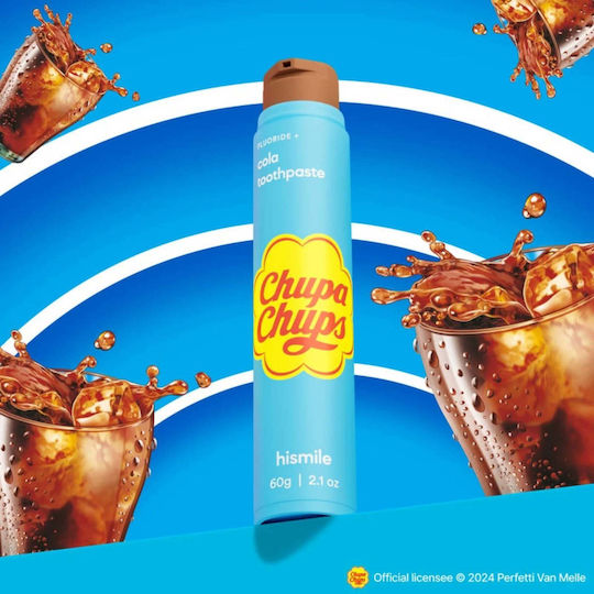 Hismile Fluoridfreie Zahnpasta Cola Geschmack Chupa Chups Cola 60 G