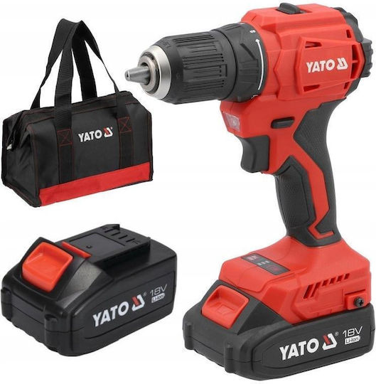 Yato YT-8277905 Δραπανοκατσάβιδο Μπαταρίας Brushless 18V 2x2Ah