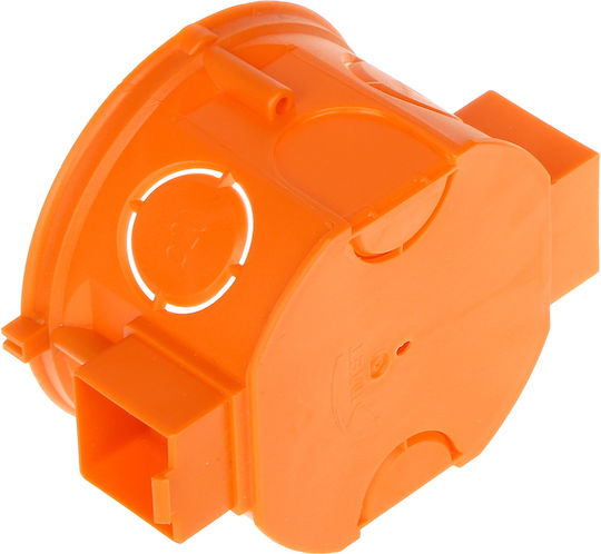 Simet Flush Electrical Box in Orange Color
