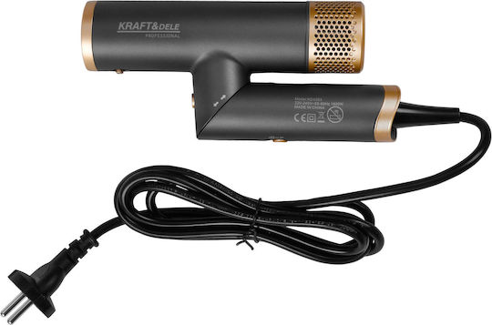 Kraft & Dele Πιστολάκι Μαλλιών με Φυσούνα 2200W