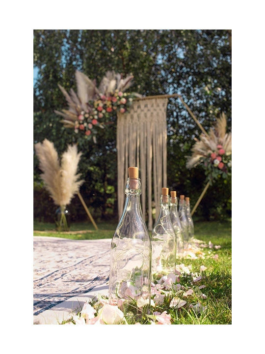 PartyDeco Dekorative Lampe Flasche Kupfer