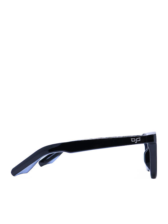 OJO Sunglasses Ceil Unisex Γυαλιά Ηλίου με Μαύρο Σκελετό και Μαύρο Φακό 39OTR82432
