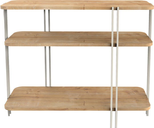 Notus Κονσόλα από Ξύλο & Μέταλλο Sapphire Oak Μ92xΠ34.5xΥ75εκ.
