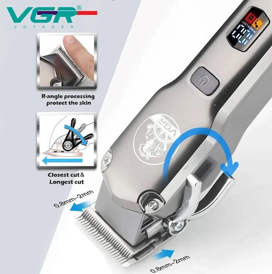 VGR Professional Hair Clipper Set Black V-675