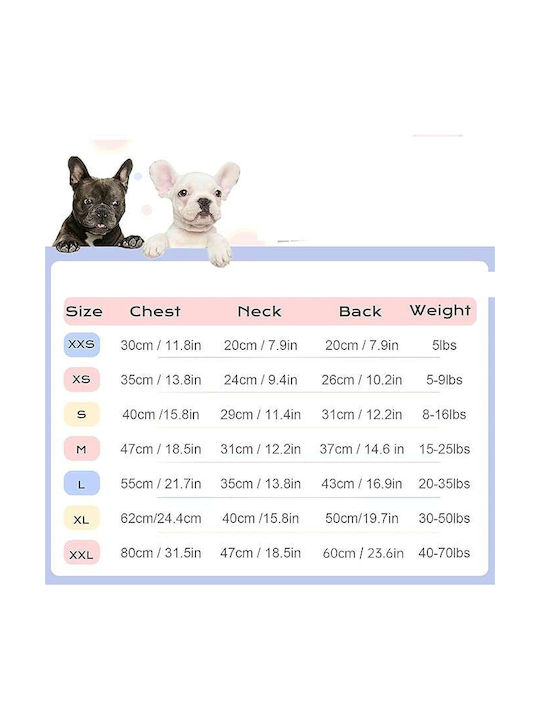 T-shirt Elastic Dog Clothes Color Red Size Xl