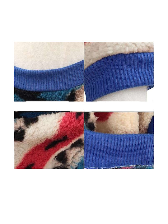 Polar Fleece Sweater Dogs Warm Soft Pink Blue Size Xs