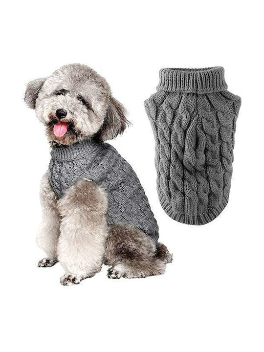 Hundeshirt Pullover Weicher Rollkragen Strick Winter Gehäkelte Größe M Hundeshirt Pullover Weicher Rollkragen Strick Winter Gehäkelte Größe M