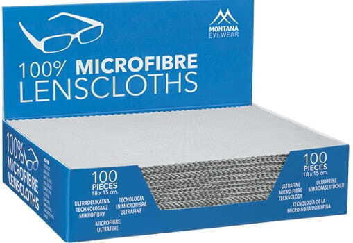 Microfiber Cloth Glasses Gray