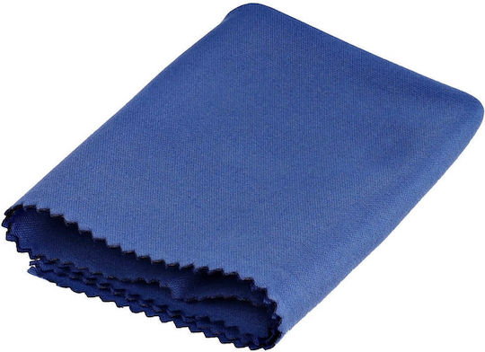 Pânză Premium Din Microfibră Pentru Ochelari Ambalată În Husă 220g Albastru 18x15