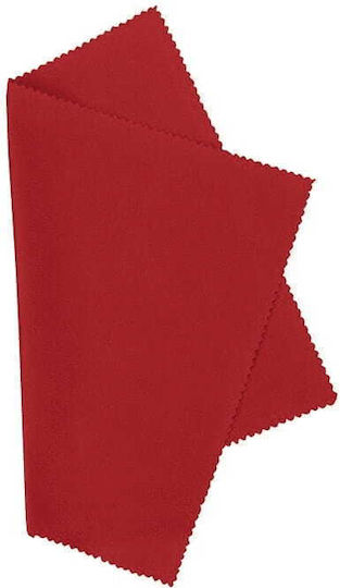 5x Microfiber Cloth Glasses Red 15x10