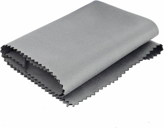 Premium Microfiber Cloth Glasses 220g In A Case Gray 18x15