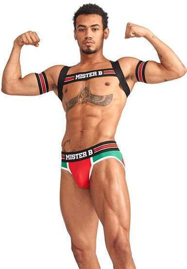 Mister B Ανδρικό Harness Κόκκινο