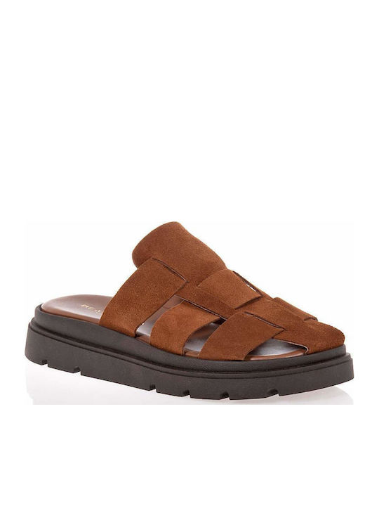 Γυναικεία Σανδάλια Flatforms Ταμπά