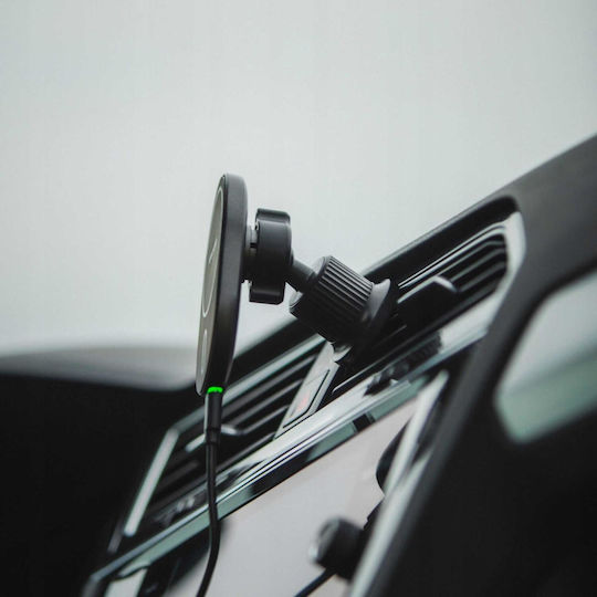 Spacecase Obal:Me Handyhalterung Auto mit Magnet und Kabelloses Aufladen MagSafe Schwarze