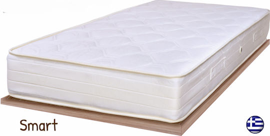 Smart Διπλό Ορθοπεδικό Στρώμα 140x200x30cm με Ελατήρια