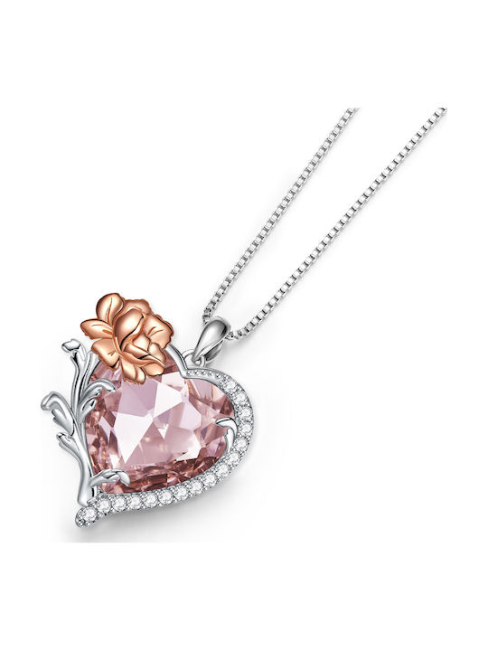 Trusky Colier Cu Design Inima Din Argint Cu Zircon