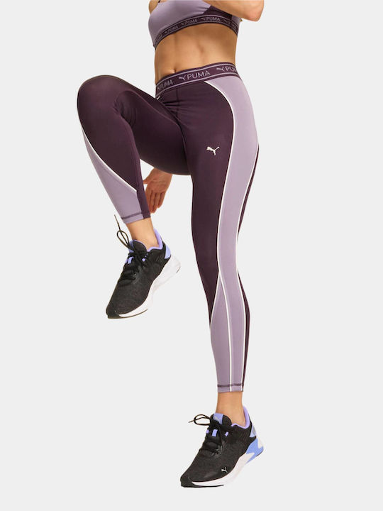 Women's Cropped Training Legging Purple