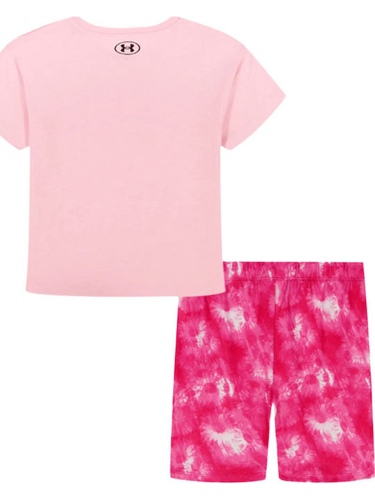 Kids Summer Set with Leggings 2pcs Pink