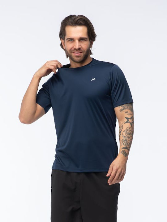 Sportliches Kurzarm T-Shirt Silber