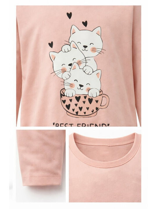 Happy Touch Pijama pentru copii De iarnă Roz