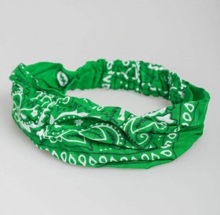Bandana Baumwoll Elastisch Hinten Fuchsie