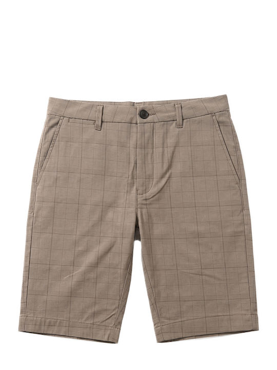 Jason Men's Chino Bermuda Brown-Beige