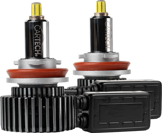 Cartech Car Lamp H11 LED 6500K Cold White 60W