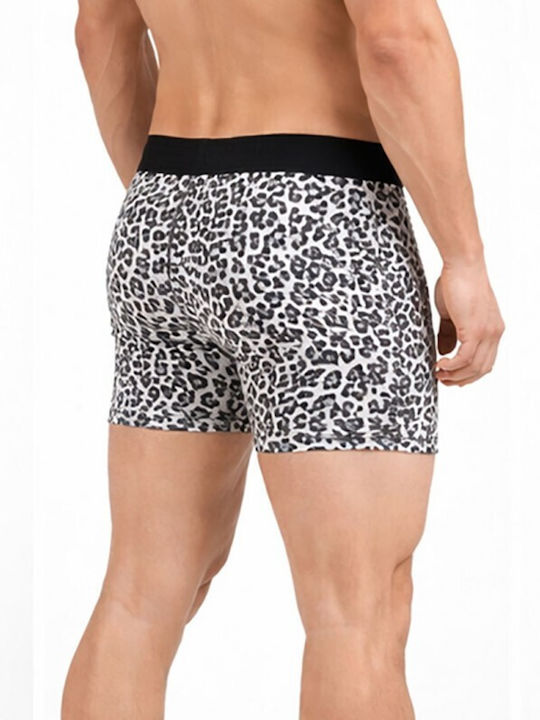 Men's Boxer Grey with Patterns