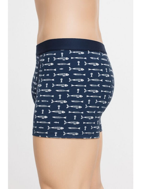Herren Boxershorts Blue 1Packung