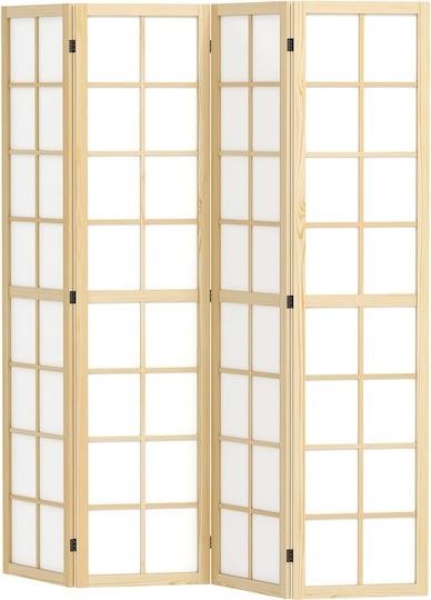 HomCom Decorative Room Divider made of Canvas 160x170cm