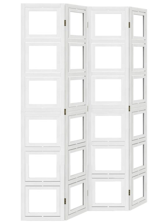 vidaXL Διακοσμητικό Παραβάν Ξύλινο με 4 Φύλλα 140x200cm