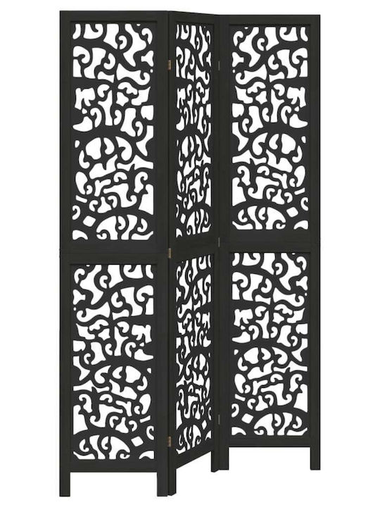vidaXL Decorativ Paravan Lemn cu 3 Panouri 105x180cm