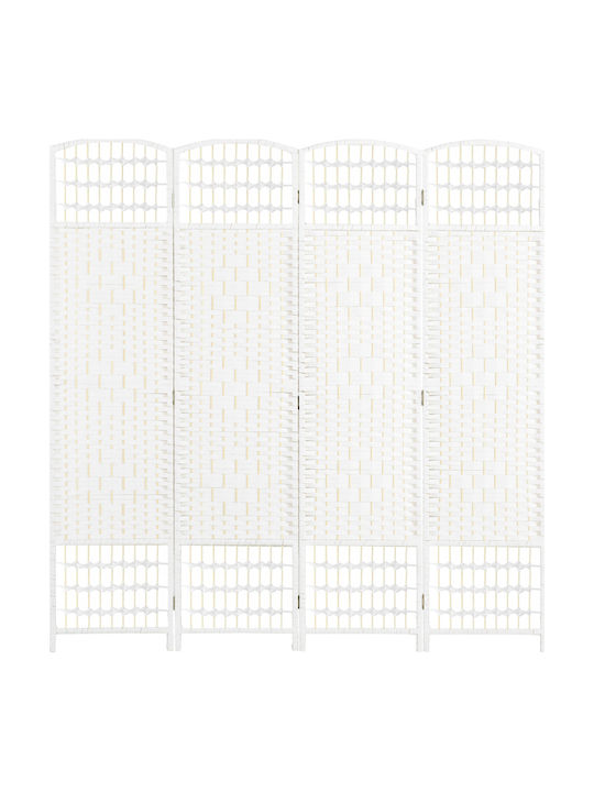 HomCom Διακοσμητικό Παραβάν Ξύλινο 160x170cm