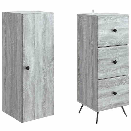 vidaXL Bathroom Column Cabinet Floor M34.5xL34.5xH90cm Sonoma