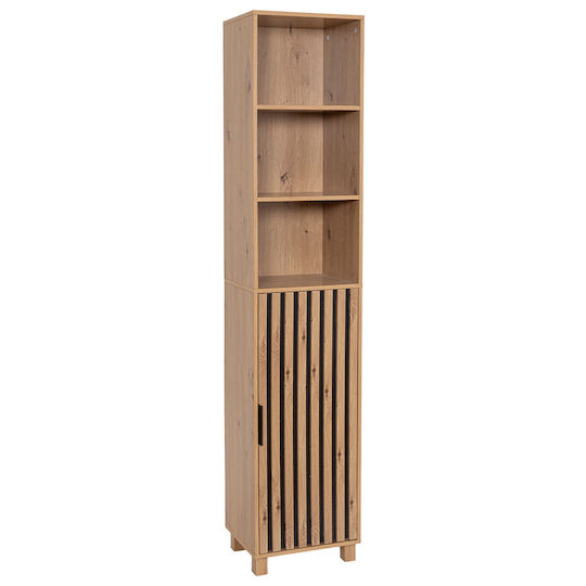 MRShome DS-1374000 Στήλη Μπάνιου Δαπέδου 35x26x166cm Καφέ