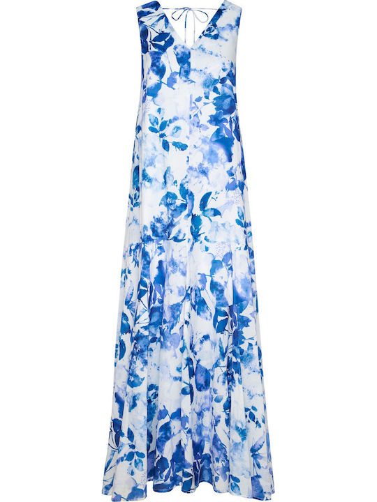 Rochie Maxi De Vară Albastră