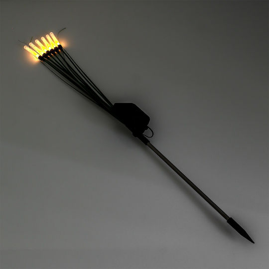 Spiked Solar Light Flowerpot Warm White 3000K with Photocell IP65